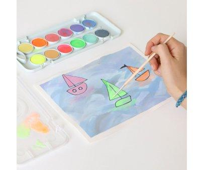 Aquarelles mtalliques et fluores