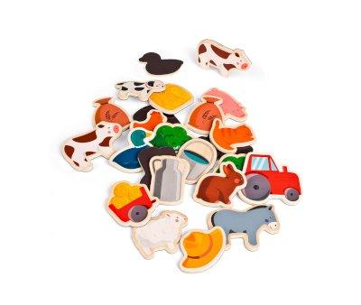 Farm Animal Magnets 24 Pieces