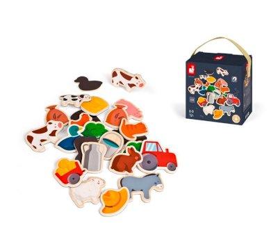 Farm Animal Magnets 24 Pieces
