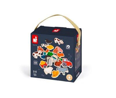 Farm Animal Magnets 24 Pieces