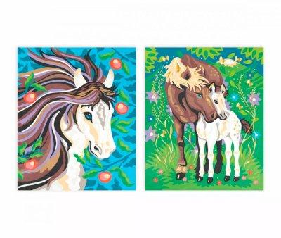 Pintura por Nmero Acuarela Caballos