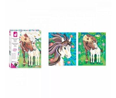 Pintura por Nmero Acuarela Caballos