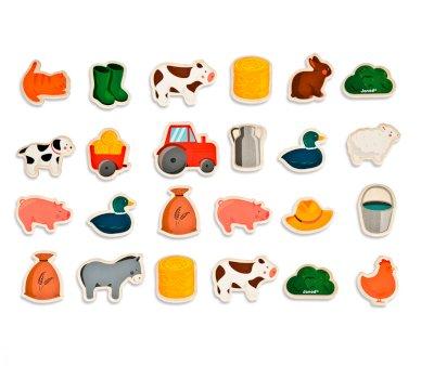Farm Animal Magnets 24 Pieces