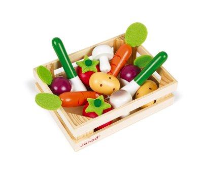 Wooden Box of 12 Vegetables