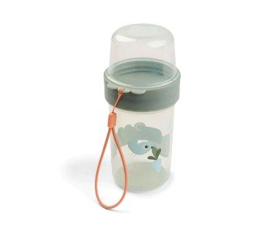 Porta Alimenti Doppio L Croco Green
