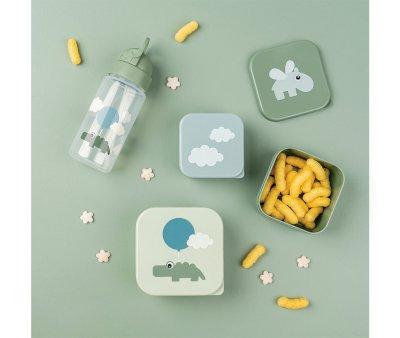 Set 3 Scatoline Snack Happy Clouds Green