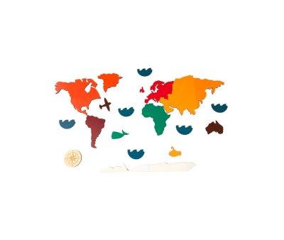 Puzzle World Map The Continents
