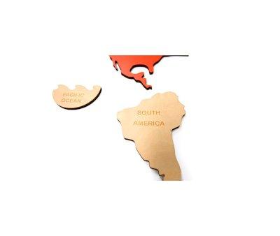 Puzzle World Map The Continents