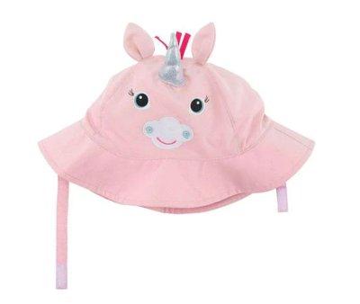Unicorn Beach Hat with Protection 6-12m