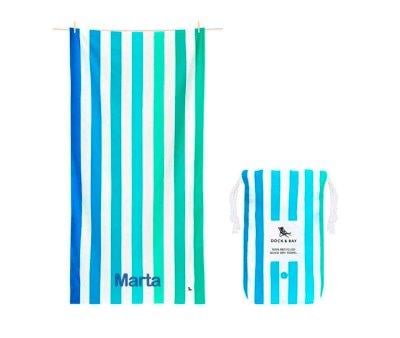 Extra Large Beach Towel Microfiber Summer Endless River Personalised