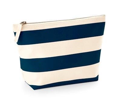 Necessaire Nutica Naural-Marinho Personalizvel