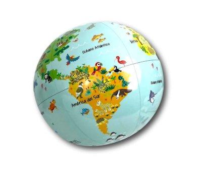 Pelota de Playa Globo Terrqueo Inflable Baby Animals