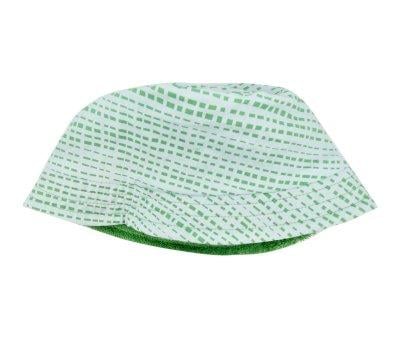 Cappello Reversibile Spugna Righe/Verde Dark