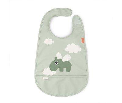 Babete DBD Happy Clouds Green Bib
