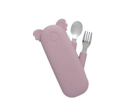 Conjunto de talheres Koala Zoe Mauve
