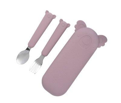 Conjunto de talheres Koala Zoe Mauve