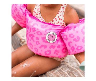Chaleco con Manguitos Leopard Pink