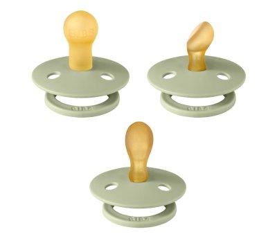 Pack of 3 BIB Try-It Sage Pacifiers