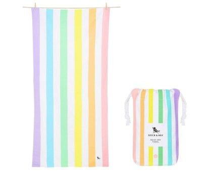 Toalha Praia Microfibra Summer Rainbow Personalizada XL