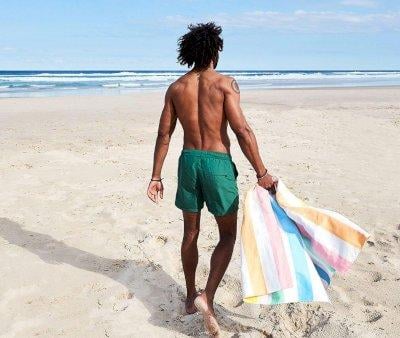 Toalha Praia Microfibra Summer Rainbow Personalizada XL