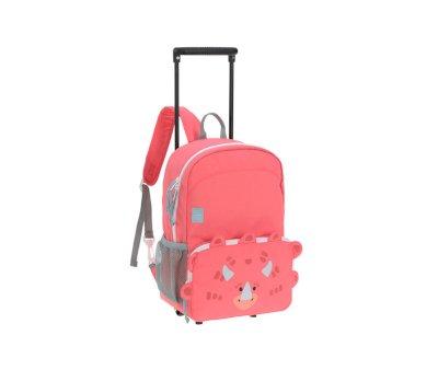 Backpack with Trolley Dino Rose Personalised