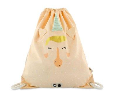 Personalised Mrs. Unicorn Drawstring Backpack