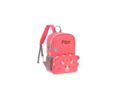 Backpack with Trolley Dino Rose Personalised