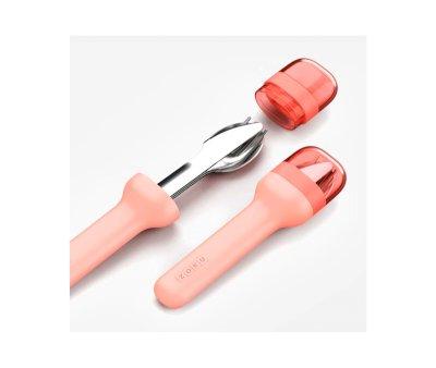 Pink Travel Cutlery Set