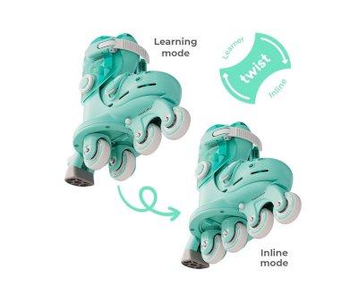 Patins Twista Green T.24-28 Evolution