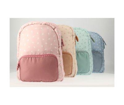 Mochila Infantil Acolchada Leaves Sand Personalizable
