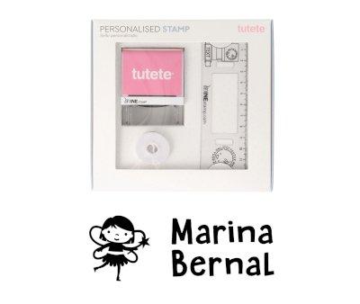 Timbro per tessuti Personalizzato Fairy + Nastro Capi Scuri
