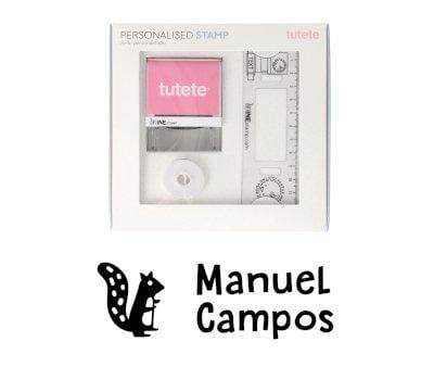 Timbro per tessuti Personalizzato Squirrel + Nastro Capi Scuri