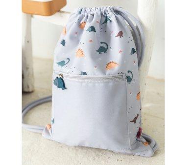 Waterproof Drawstring Backpack Dinos World Personalised