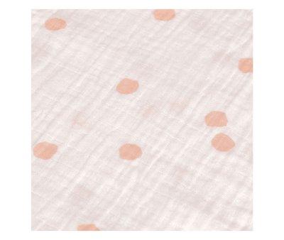 3 Muslins Swaddle & Burp Orange