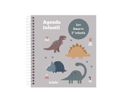 Petit Agenda Enfant Personalisable Tutete Dinos World