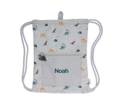 Waterproof Drawstring Backpack Dinos World Personalised
