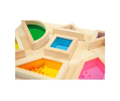 Translucent Color Blocks Puzzle