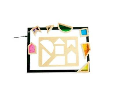 Translucent Color Blocks Puzzle