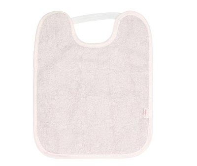 Babete Toalha Plastificado com elstico Malva