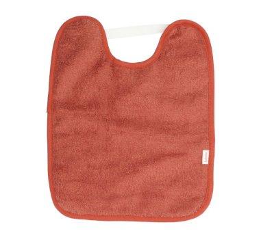 Babete Toalha Plastificada com elstico marrom