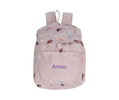 Small Fabric Backpack Fantastic Girl Personalised