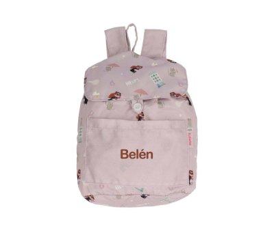 Small Fabric Backpack Fantastic Girl Personalised