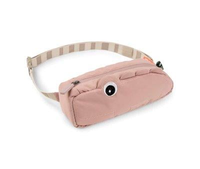 Bolsa tiracolo acolchoada  Powder Croco Personalizvel