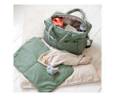 Bolsa Carro Beb  com muda fraldas  Green