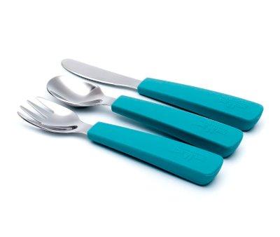 Set 3 Cutlery Feedie Sunset Blue