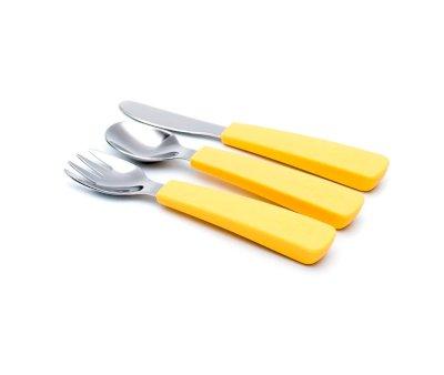 Set 3 Cutlery Feedie Yellow