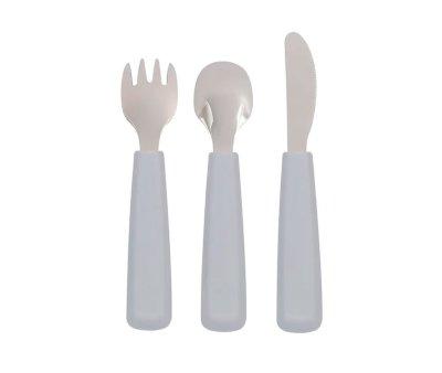 Set 3 Cutlery Feedie Gray