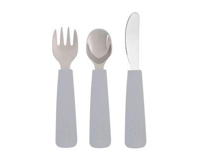 Set 3 Cutlery Feedie Gray