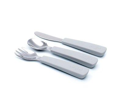 Set 3 Cutlery Feedie Gray