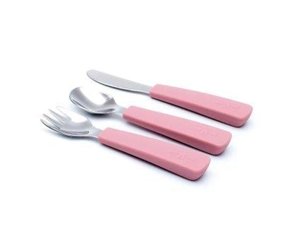 Set 3 Cutlery Feedie Dusty Rose
